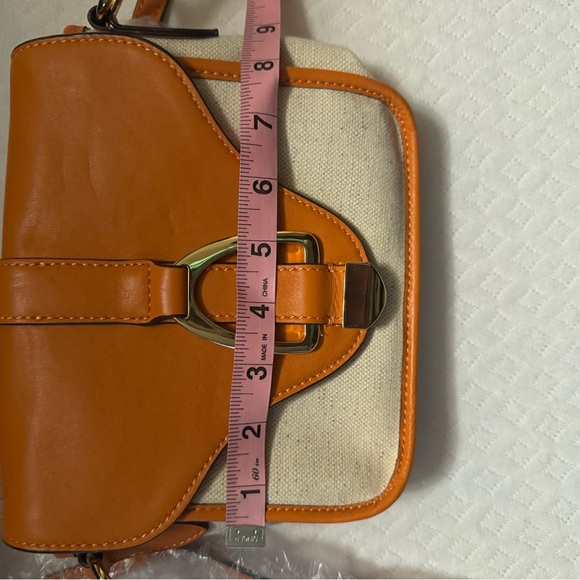GILI Orange and Linen crossover bag.  Brand new - Picture 7 of 8